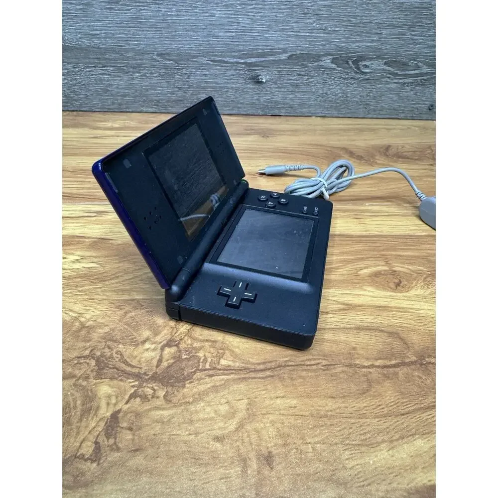 Nintendo DS Lite Handheld System - Cobalt/Black With AC Adapter - Excellent